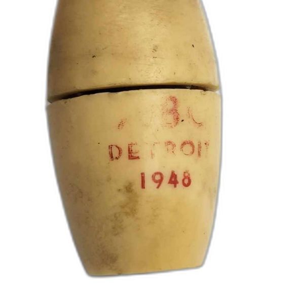 Antique KEM Bowling Pin Lighter Collectible Detroit (doesn't work)1930s - Picture 3 of 6
